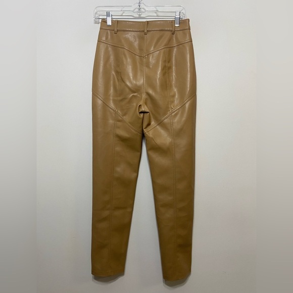 Wilfred Aritzia Rebel High Waisted Straight Leg Vegan Leather Pants - Picture 8 of 14
